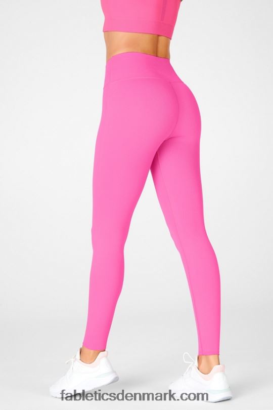 Fabletics Kvinder skulpturel legging med høj talje PNX2T1246 fluorescerende pink