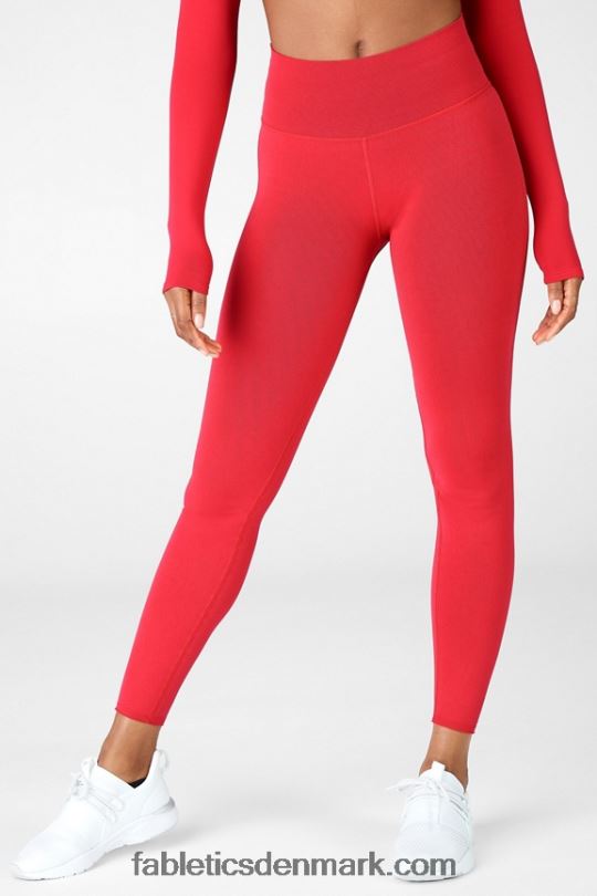 Fabletics Kvinder skulpturel legging med høj talje PNX2T1248 persimmon