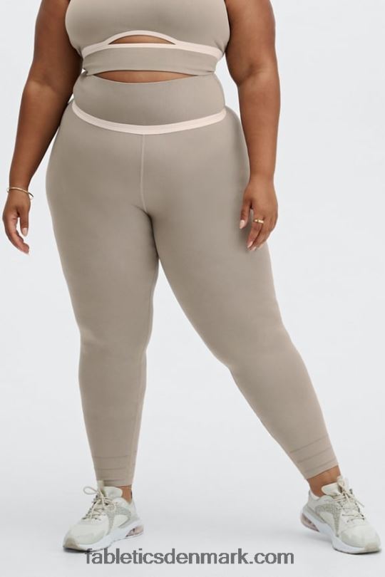 Fabletics Kvinder skulpturel legging med høj talje med udskæring PNX2T1177 røg/opal