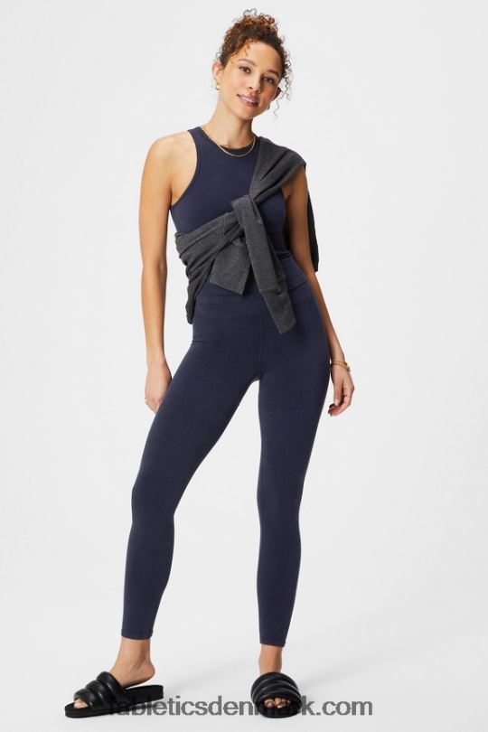 Fabletics Kvinder sky sømløs højtaljet legging PNX2T830 mørk indigo