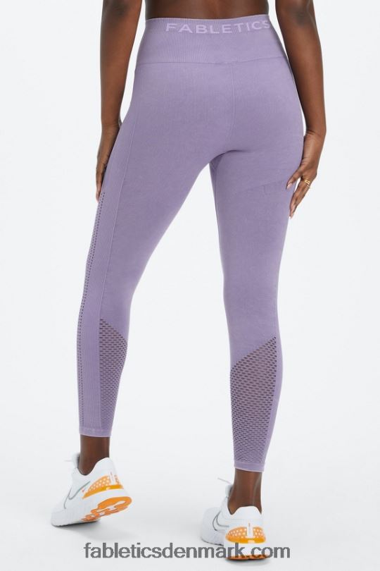 Fabletics Kvinder sync sømløs højtaljet 7/8 legging PNX2T1001 vasket violette