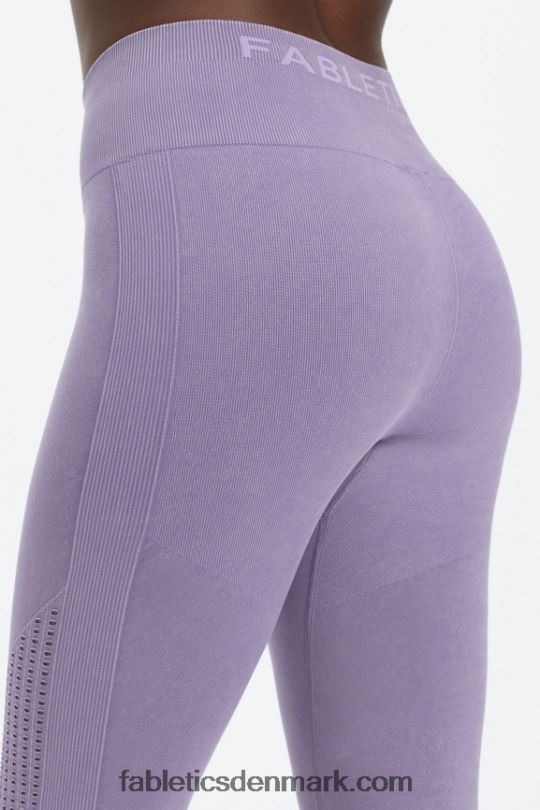 Fabletics Kvinder sync sømløs højtaljet 7/8 legging PNX2T1001 vasket violette