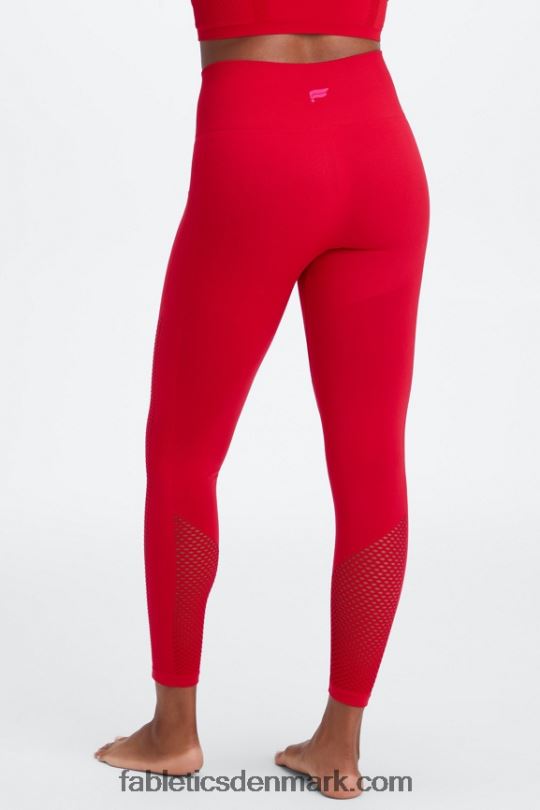 Fabletics Kvinder sync sømløs højtaljet 7/8 legging PNX2T1005 sød kirsebær/plys pink