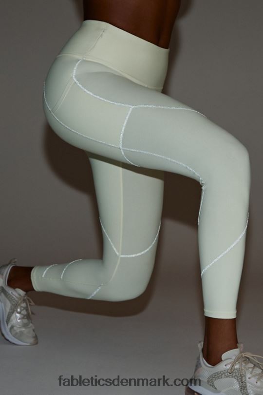 Fabletics Kvinder therma-flex hw reflekterende lommelegging PNX2T1188 varm hvid/reflekterende sølv