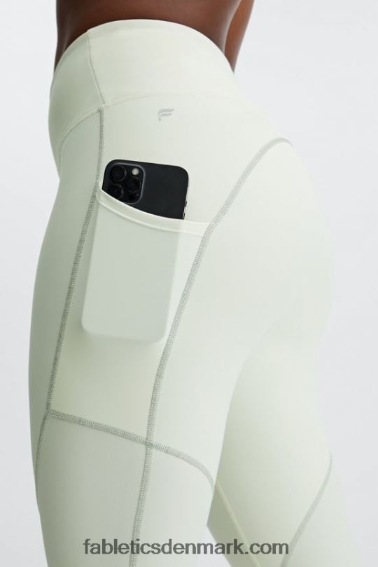 Fabletics Kvinder therma-flex hw reflekterende lommelegging PNX2T1188 varm hvid/reflekterende sølv