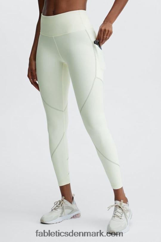 Fabletics Kvinder therma-flex hw reflekterende lommelegging PNX2T1188 varm hvid/reflekterende sølv