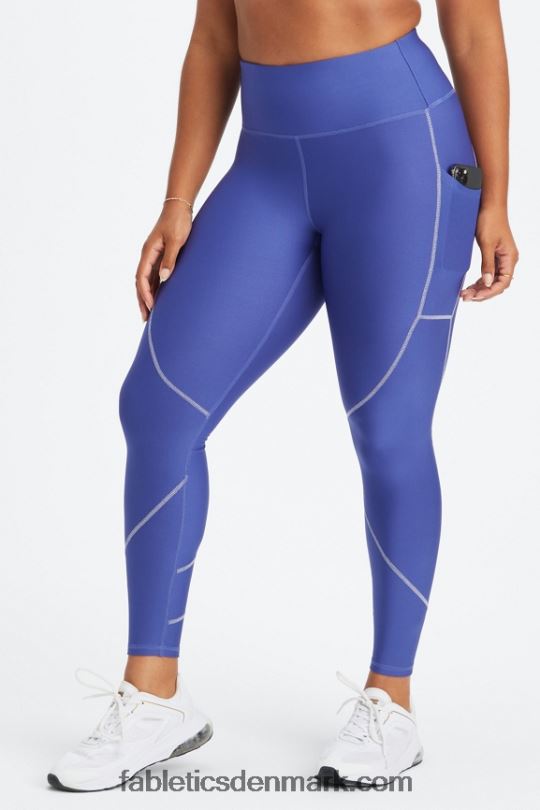 Fabletics Kvinder therma-flex hw reflekterende lommelegging PNX2T1189 indigo/reflekterende sølv