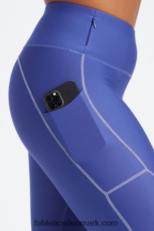 Fabletics Kvinder therma-flex hw reflekterende lommelegging PNX2T1189 indigo/reflekterende sølv