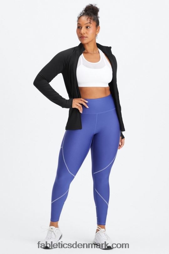 Fabletics Kvinder therma-flex hw reflekterende lommelegging PNX2T1189 indigo/reflekterende sølv