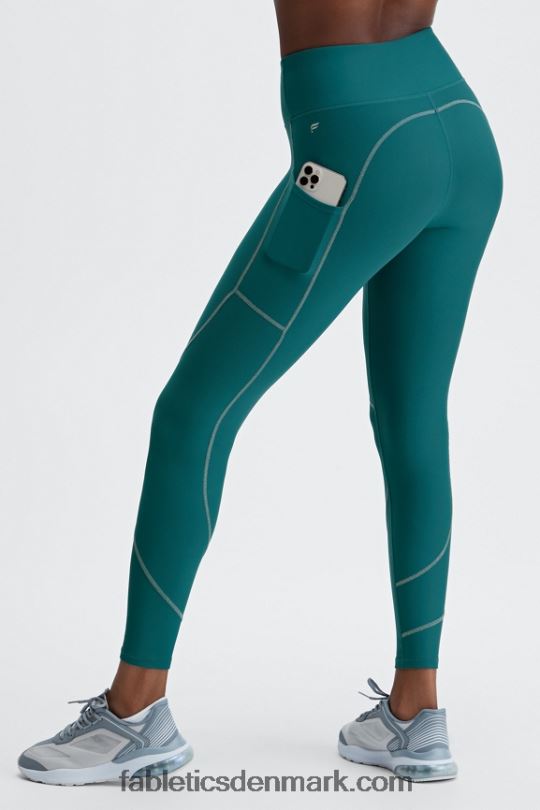 Fabletics Kvinder therma-flex hw reflekterende lommelegging PNX2T1190 fjord/reflekterende sølv