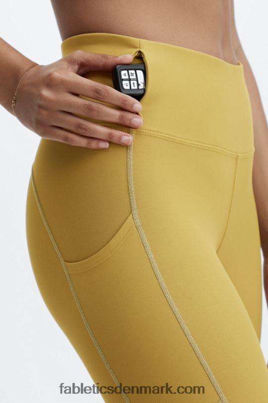Fabletics Kvinder therma-flex hw reflekterende lommelegging PNX2T1191 varm oliven/reflekssølv