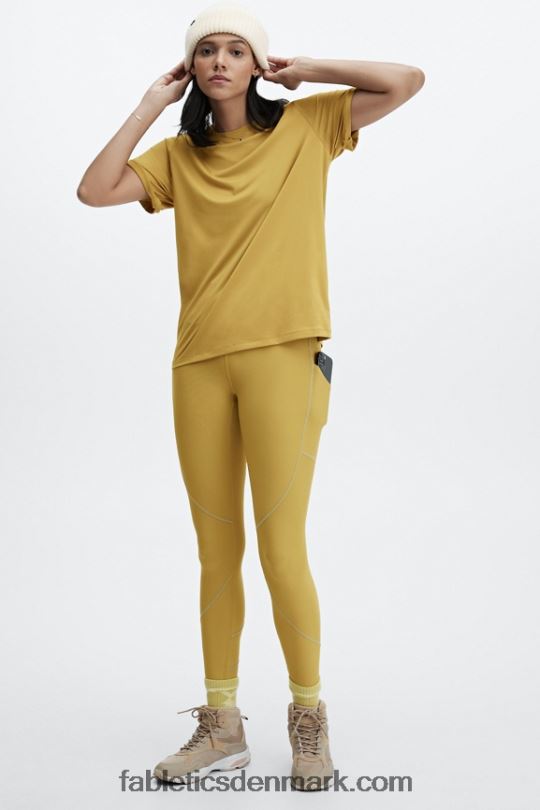 Fabletics Kvinder therma-flex hw reflekterende lommelegging PNX2T1191 varm oliven/reflekssølv