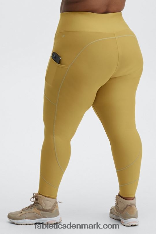Fabletics Kvinder therma-flex hw reflekterende lommelegging PNX2T1192 varm oliven/reflekssølv