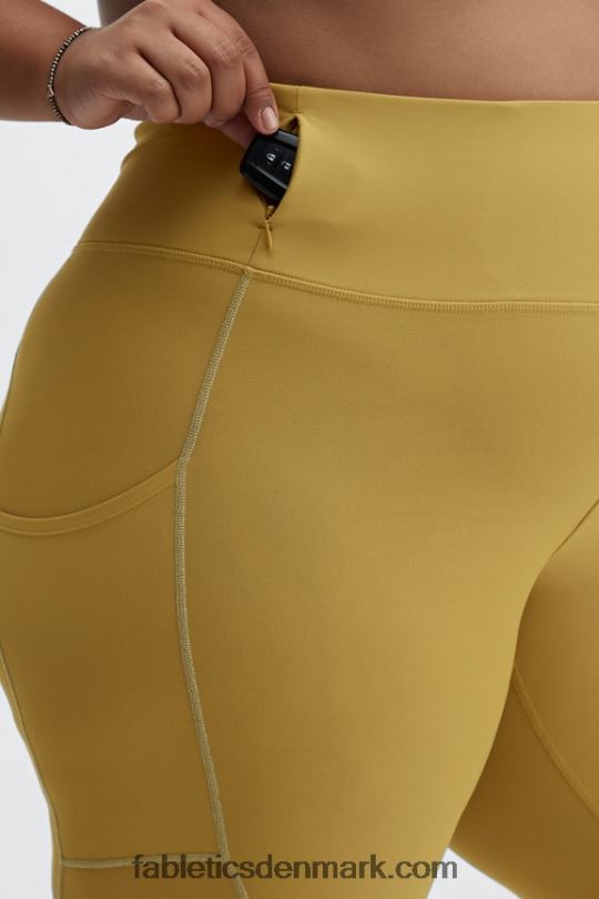 Fabletics Kvinder therma-flex hw reflekterende lommelegging PNX2T1192 varm oliven/reflekssølv