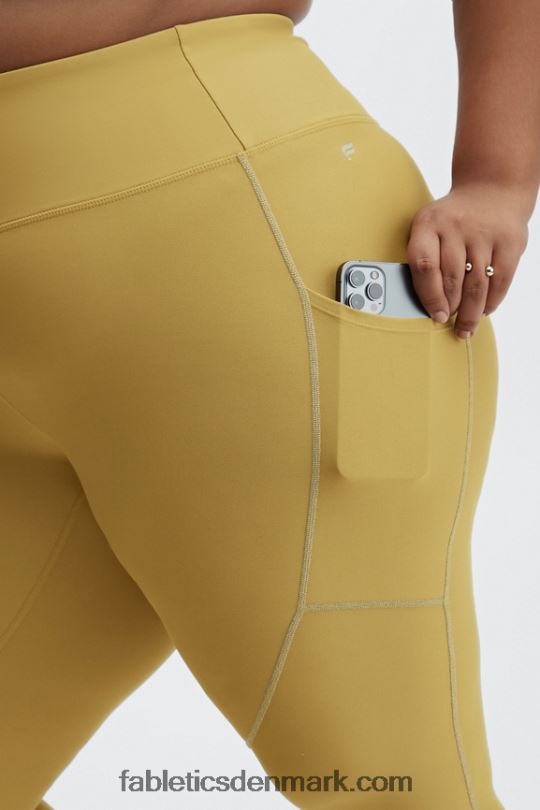 Fabletics Kvinder therma-flex hw reflekterende lommelegging PNX2T1192 varm oliven/reflekssølv