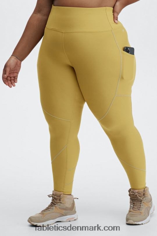 Fabletics Kvinder therma-flex hw reflekterende lommelegging PNX2T1192 varm oliven/reflekssølv
