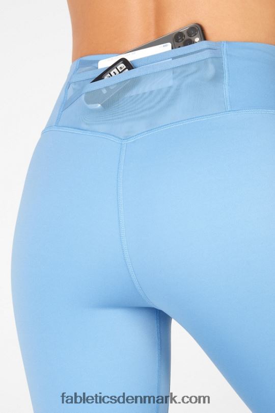 Fabletics Kvinder trinity motion365 højtaljede capri PNX2T1223 surf blå