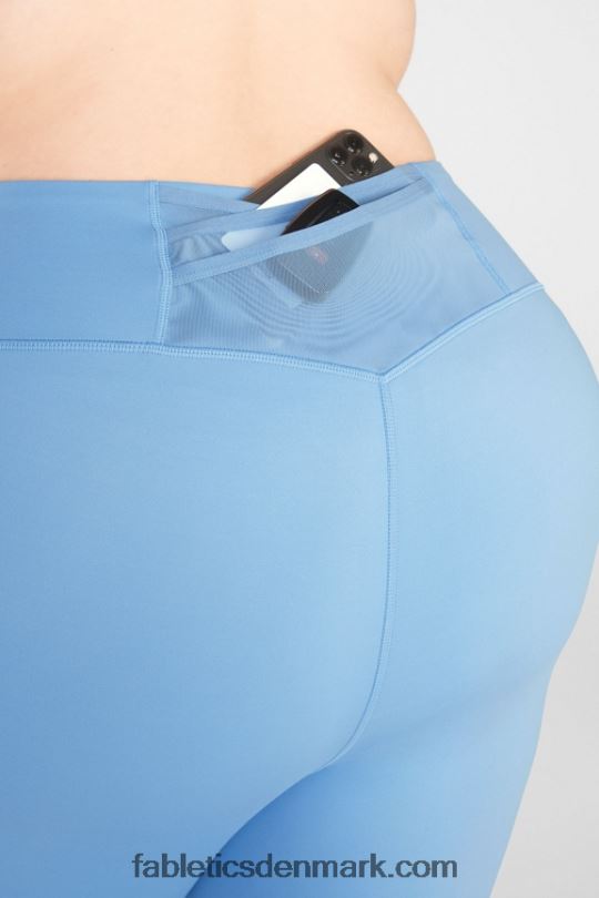 Fabletics Kvinder trinity motion365 højtaljede capri PNX2T1224 surf blå