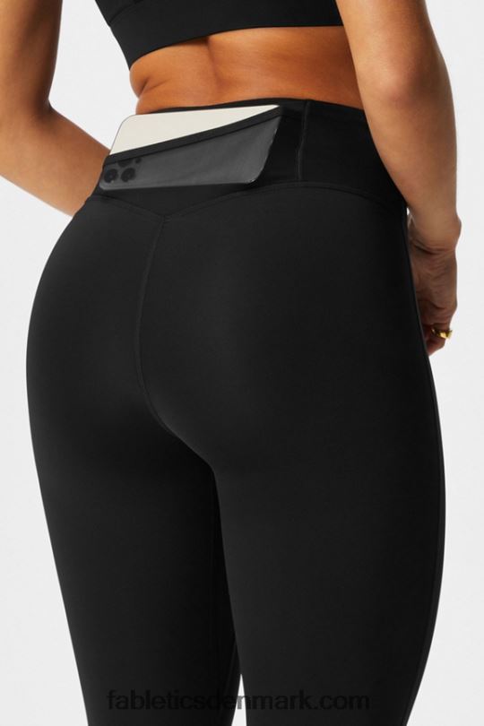 Fabletics Kvinder trinity motion365+ højtaljede capri PNX2T991 sort