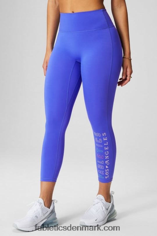 Fabletics Kvinder trinity motion365+ højtaljede capri PNX2T992 ekstrem royal/pink escape/grafik