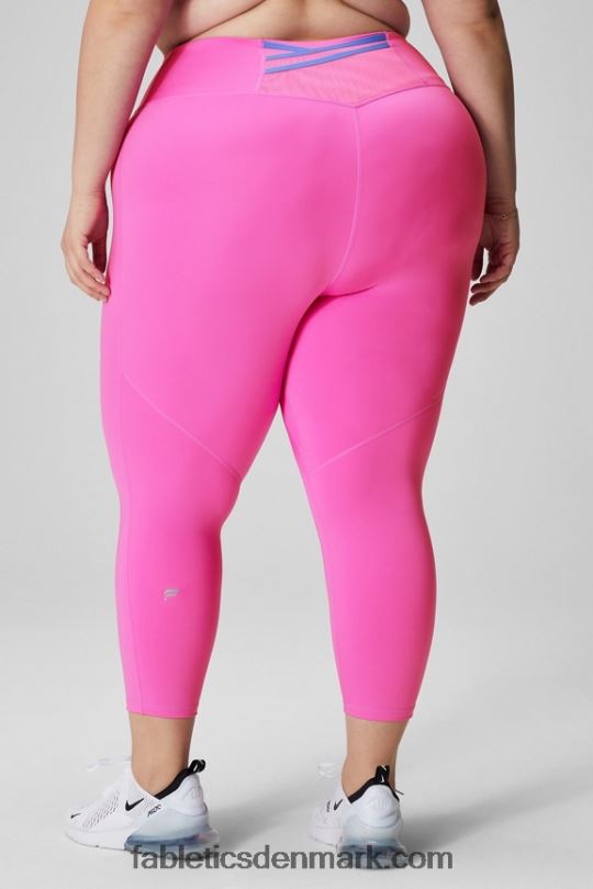 Fabletics Kvinder trinity motion365+ højtaljede capri PNX2T994 pink escape/periwinkle punch
