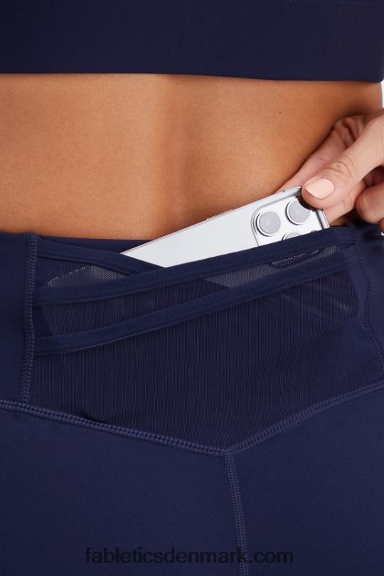 Fabletics Kvinder trinity motion365 højtaljet legging 77 PNX2T1105 dyb flåde