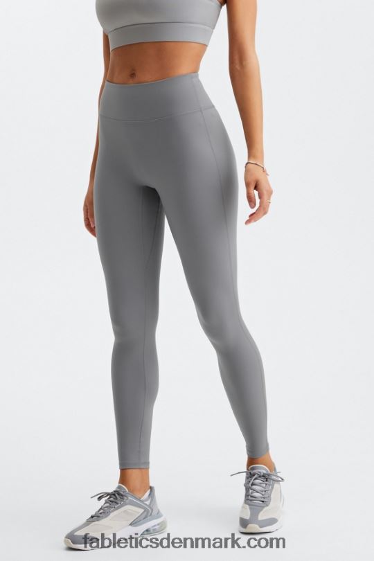 Fabletics Kvinder trinity motion365 højtaljet legging 78 PNX2T1108 stenbrudsgrå/atomare