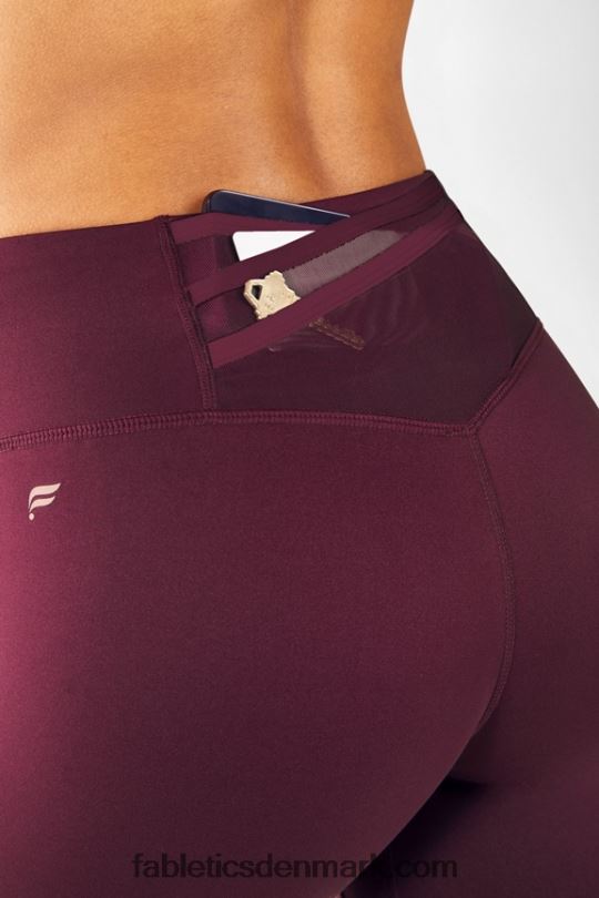 Fabletics Kvinder trinity motion365 højtaljet legging 80 PNX2T1119 bordeaux
