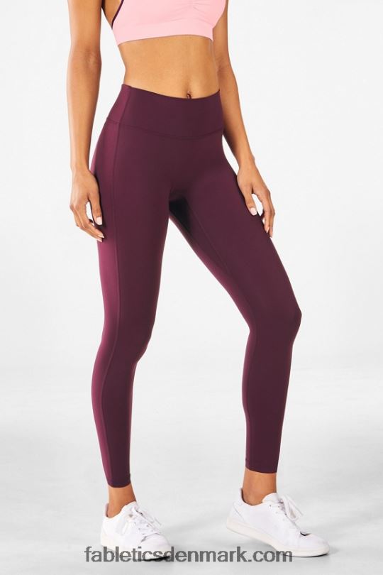 Fabletics Kvinder trinity motion365 højtaljet legging 80 PNX2T1119 bordeaux