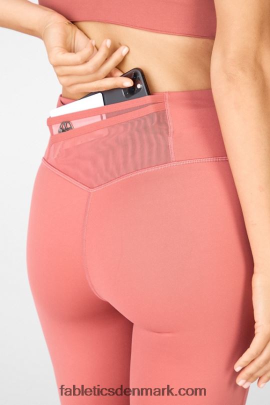 Fabletics Kvinder trinity motion365 højtaljet legging 80 PNX2T1121 støvet cedertræ