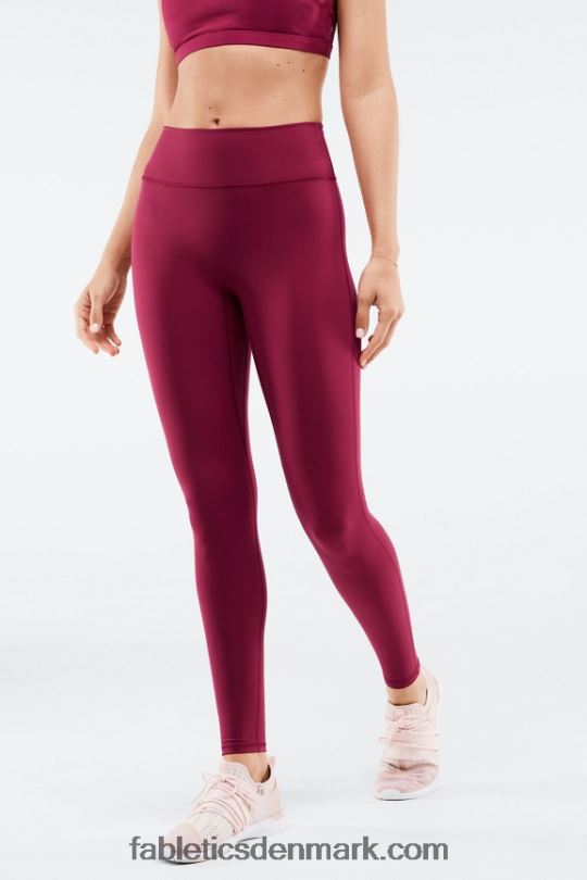 Fabletics Kvinder trinity motion365 højtaljet legging 81 PNX2T1125 cherry burst/pink dust