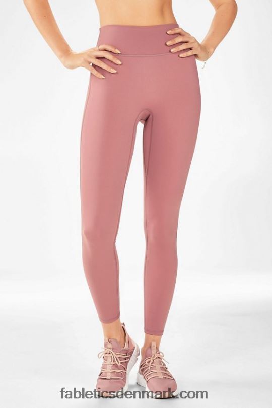 Fabletics Kvinder trinity motion365 højtaljet legging 83 PNX2T1166 orkidé røg/hvid