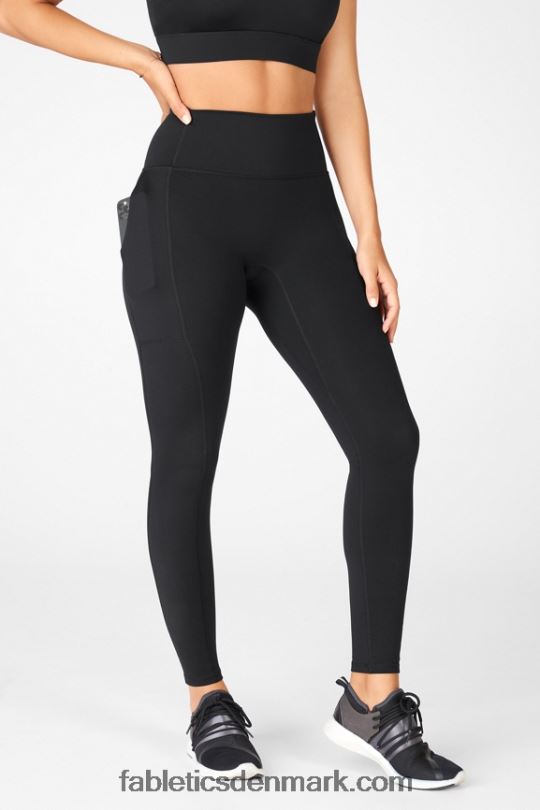Fabletics Kvinder trinity motion365+ hw utility legging PNX2T1091 sort