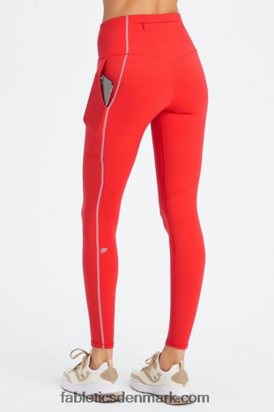 Fabletics Kvinder trinity motion365 hw utility legging PNX2T1273 elektrisk kirsebær/mineralgrå