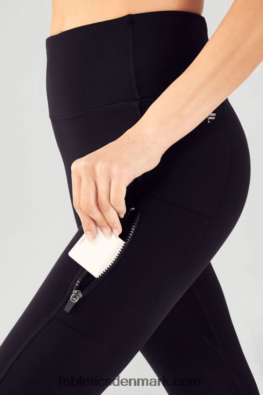 Fabletics Kvinder trinity motion365 hw utility legging PNX2T1275 sort