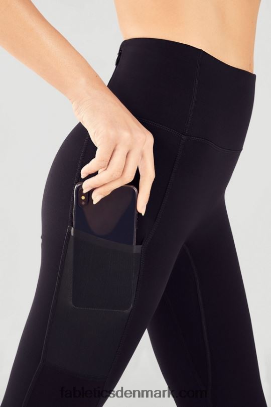 Fabletics Kvinder trinity motion365 hw utility legging PNX2T1275 sort