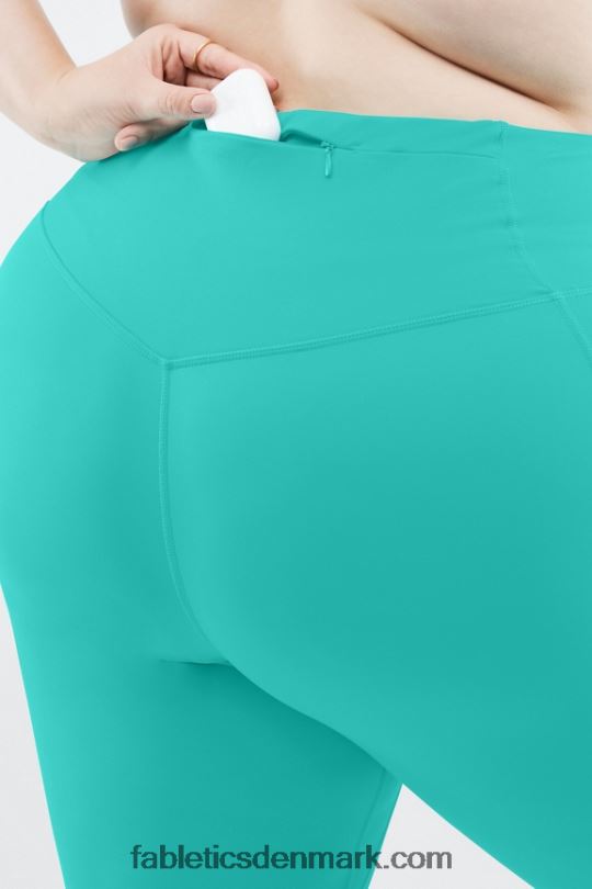 Fabletics Kvinder trinity motion365 hw utility legging PNX2T1281 aqua oase