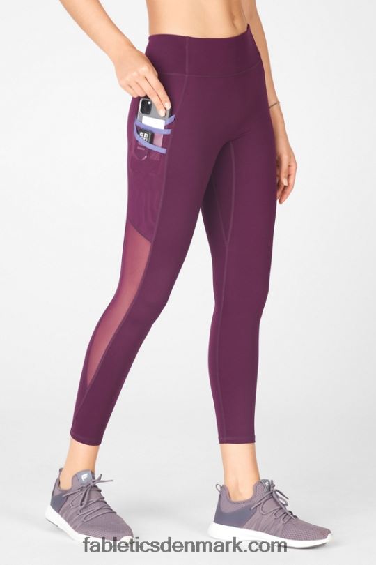 Fabletics Kvinder trinity motion365 mellemhøj 7/8 legging PNX2T1042 blomme perfekt/violette