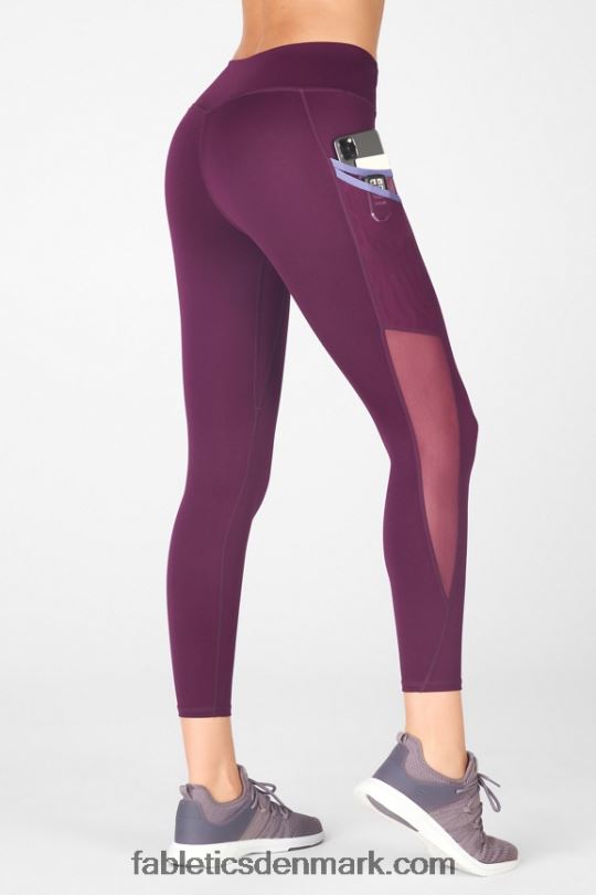 Fabletics Kvinder trinity motion365 mellemhøj 7/8 legging PNX2T1042 blomme perfekt/violette
