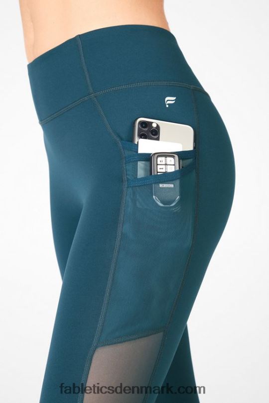 Fabletics Kvinder trinity motion365 mellemhøj 7/8 legging PNX2T1044 grotte