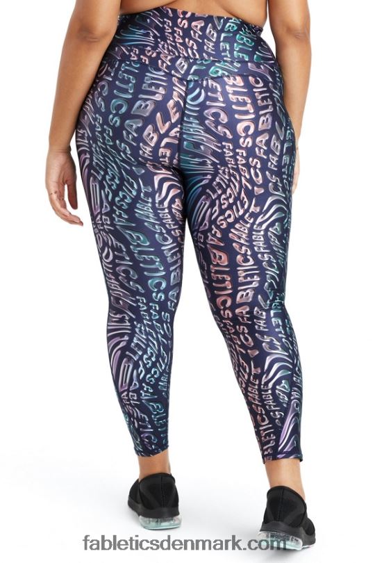 Fabletics Kvinder ultra højtaljet shine 7/8 legging PNX2T1079 sindet smelter