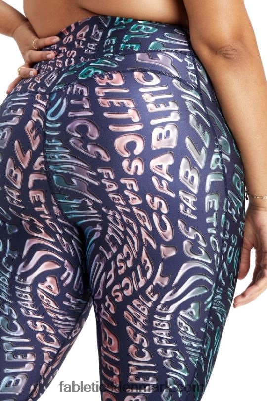 Fabletics Kvinder ultra højtaljet shine 7/8 legging PNX2T1079 sindet smelter
