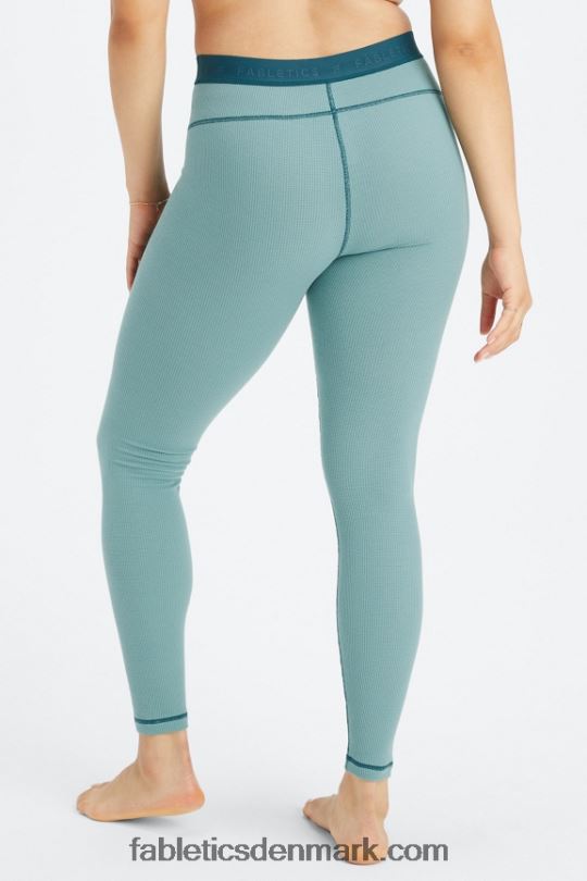 Fabletics Kvinder vaffel legging PNX2T1082 arktisk bølge/midnatsbølge