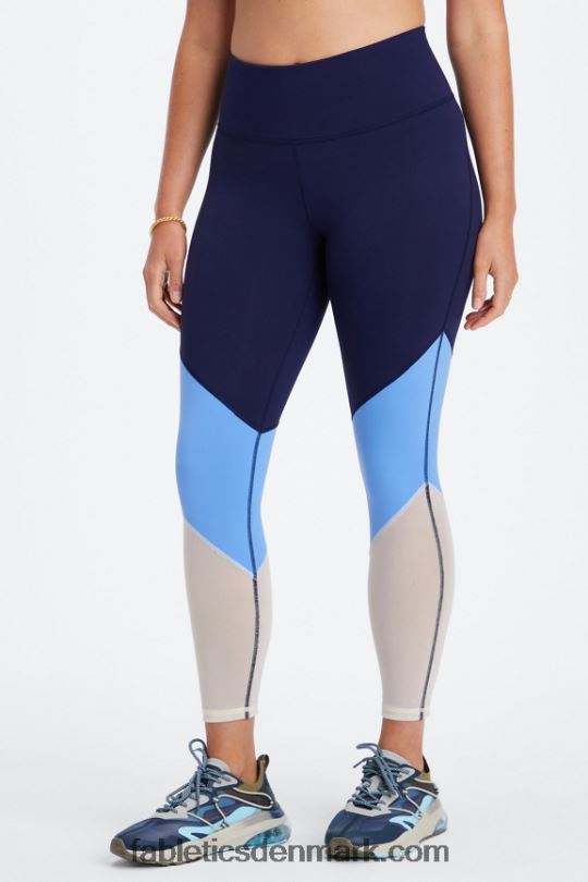 Fabletics Kvinder zone højtaljet 7/8 PNX2T1048 dyb navy/multi