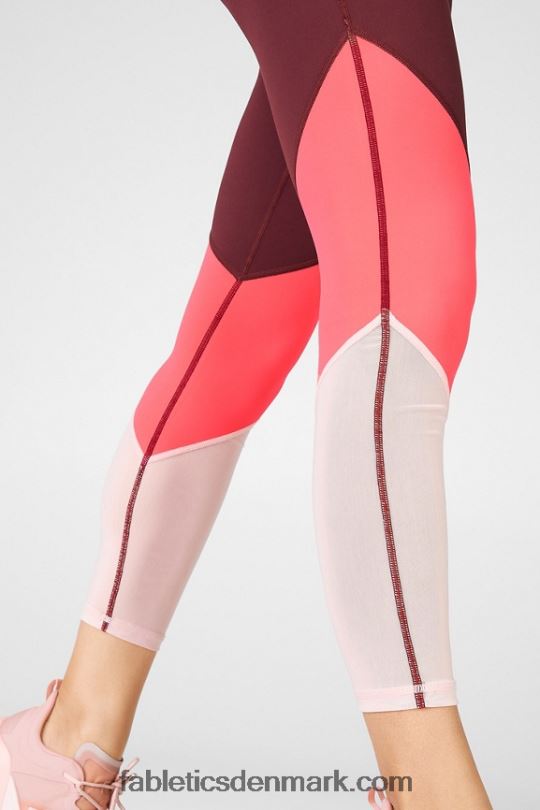 Fabletics Kvinder zone højtaljet 7/8 PNX2T1051 rust/ørkenrose/perle pink