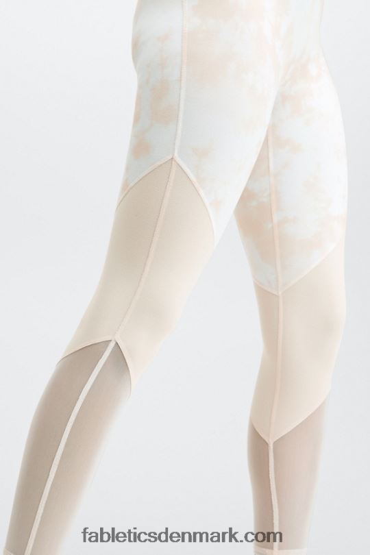 Fabletics Kvinder zone højtaljet 7/8 PNX2T1052 honningmælk magma/hvid