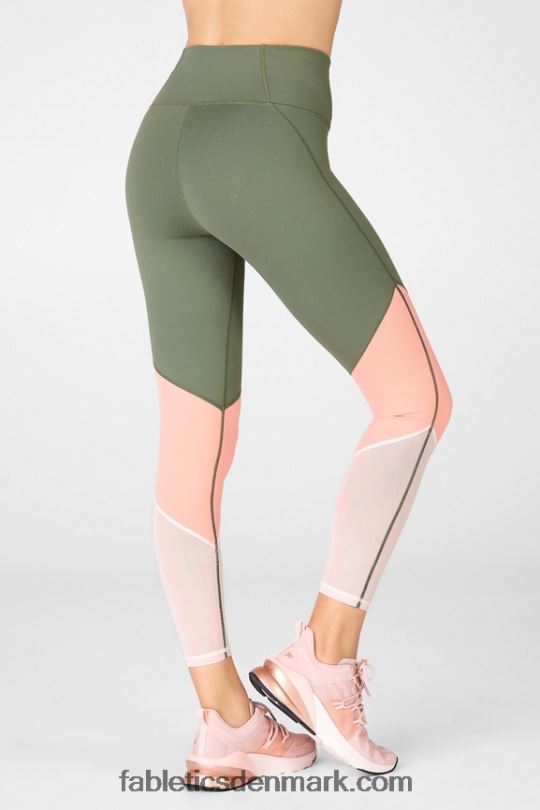 Fabletics Kvinder zone højtaljet 7/8 PNX2T1055 safari/blossom/perle pink