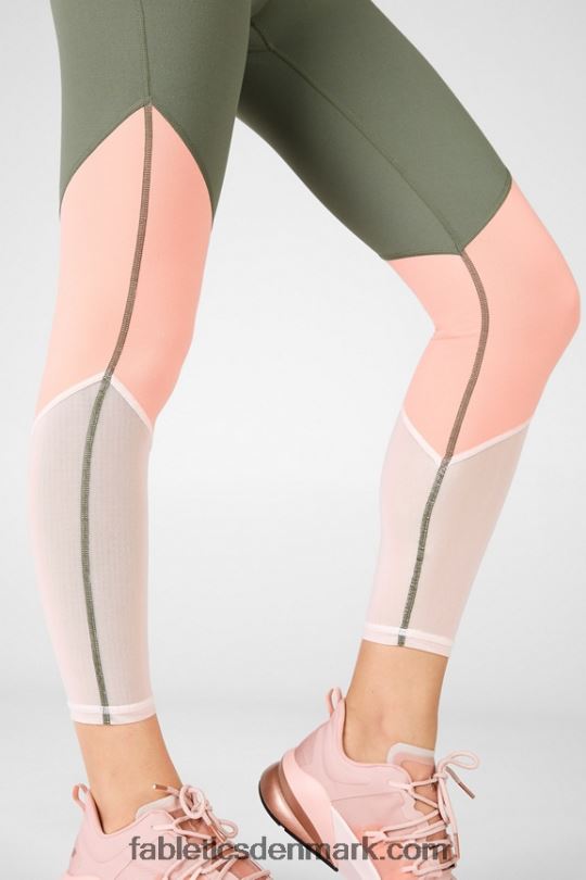 Fabletics Kvinder zone højtaljet 7/8 PNX2T1055 safari/blossom/perle pink