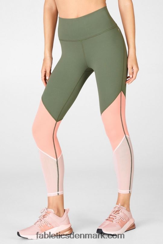 Fabletics Kvinder zone højtaljet 7/8 PNX2T1055 safari/blossom/perle pink