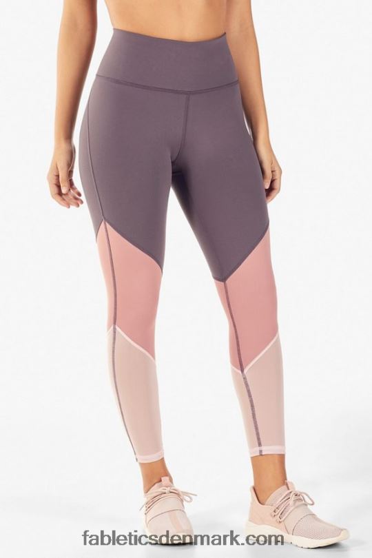 Fabletics Kvinder zone højtaljet 7/8 PNX2T1056 skygge/roseblomst/kronblad